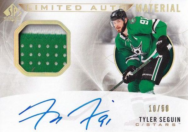 AUTO patch karta TYLER SEGUIN 20-21 SP Authentic Limited Auto Material /50